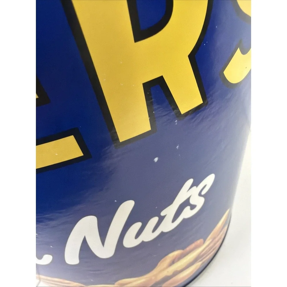 Planters Mr. Peanut Store Display Cocktail Peanuts Cardboard Can VTG 15